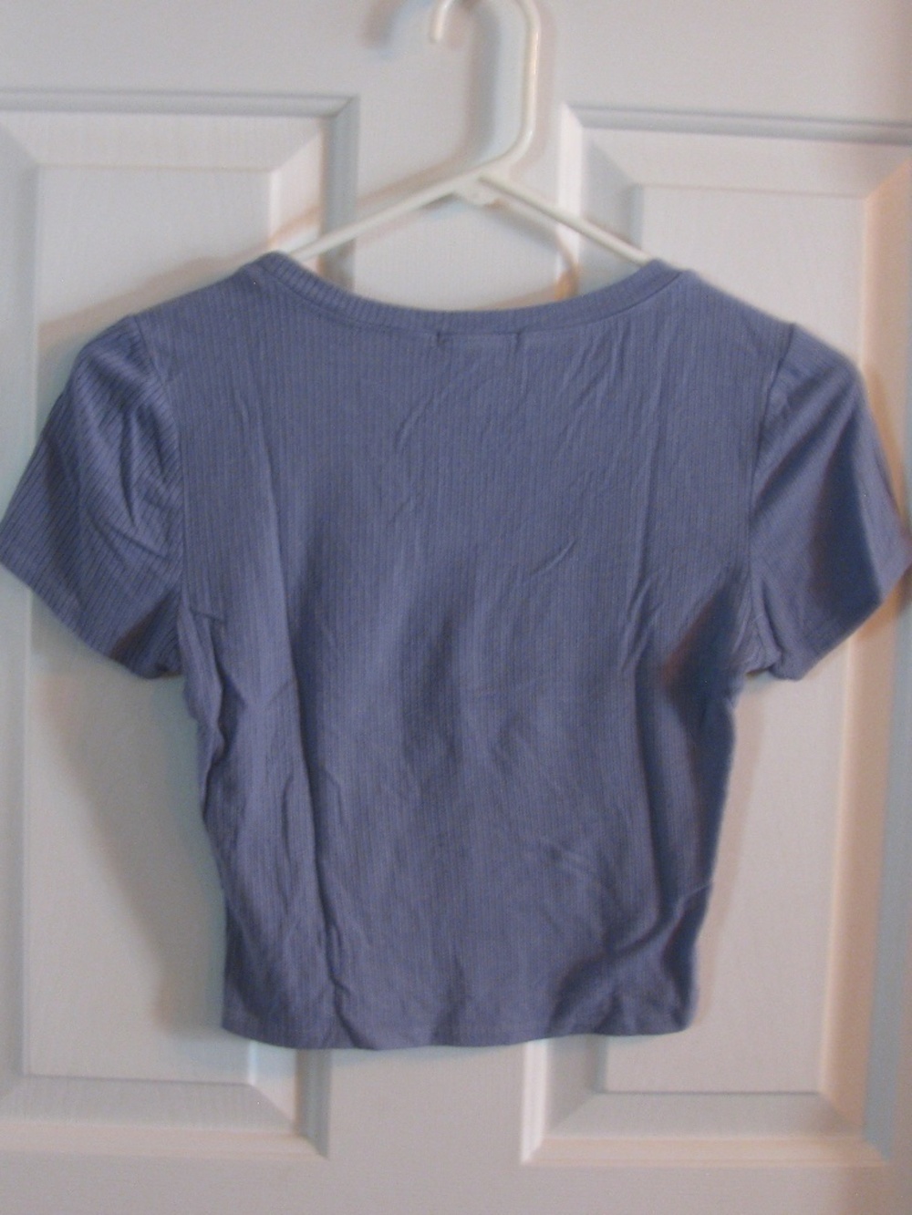 Bozzolo Blue Ribble Crop Top - Picture 2 of 2